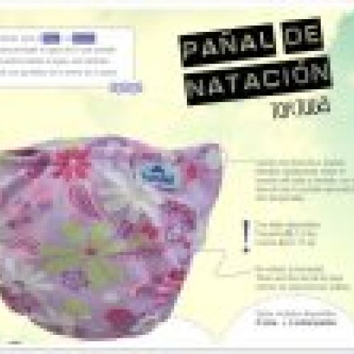 Pañal de natación TORTUGA Fucsia multitalla (8 15kg) TUCUXI