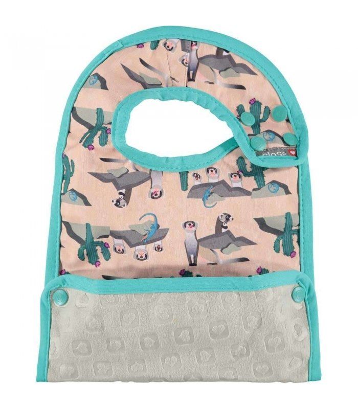Babero con bolsillo reversible Ferret