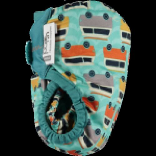 Pañal reutilizable Bambú Campervan green    POP IN Versión 2