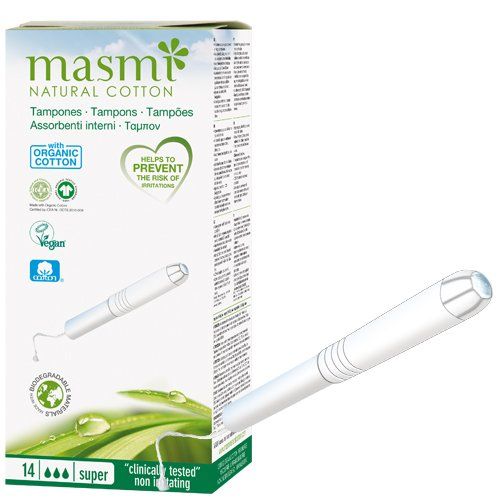 Tampones algodón ECO VEGAN con aplicador flujo regular 12un
