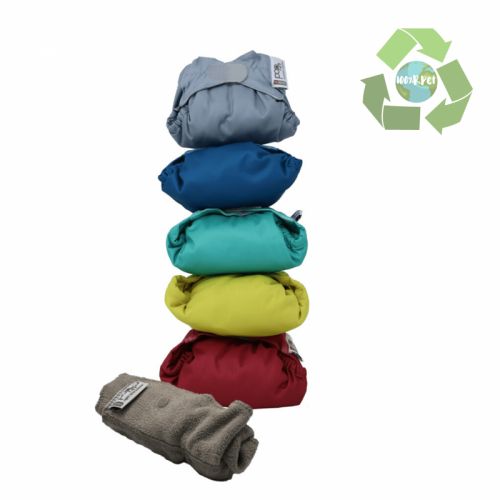 Pack 5 Pañales reutilizables colores vivos   POP IN V2