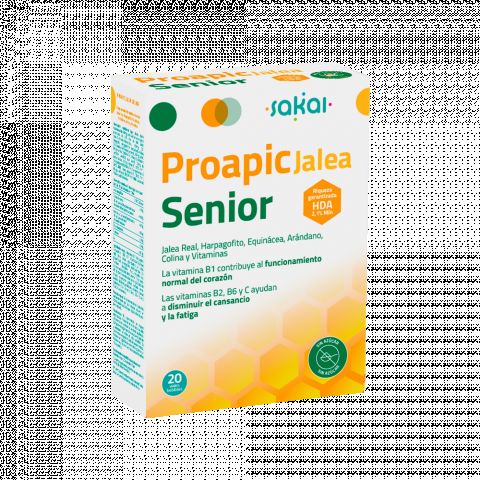 Proapic Jalea Senior sin azúcar SAKAI Envase 20 viales